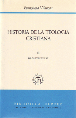 HISTORIA DE LA TEOLOG�A CRISTIANA