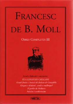 OBRES COMPLETES 3. FRANCESC DE B.MOLL