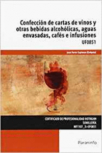 CONFECCI�N DE CARTAS DE VINOS Y OTRAS BEBIDAS ALCOH�LICAS, AGUAS ENVASADAS, CAF�