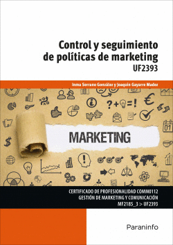 CONTROL Y SEGUIMIENTO DE POLTICAS DE MARKETING UF2393