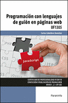 PROGRAMACI�N CON LENGUAJES DE GUI�N EN P�GINAS WEB