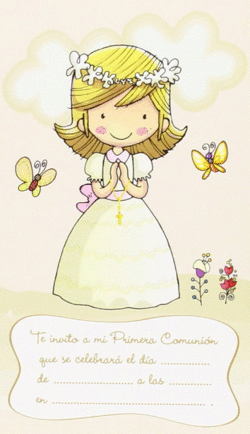 INVITACI�N 1� COMUNION