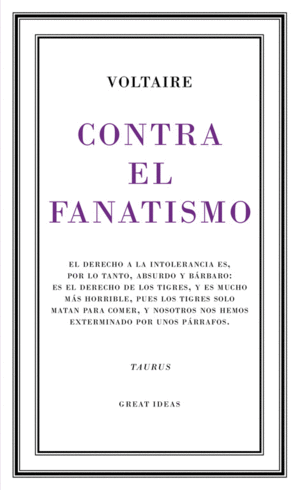 CONTRA EL FANATISMO RELIGIOSO (SERIE GREAT IDEAS 39)