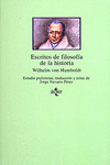ESCRITOS DE FILOSOF�A DE LA HISTORIA