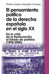 EL PENSAMIENTO POLTICO DE LA DERECHA ESPAOLA EN EL SIGLO XX