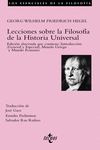 LECCIONES SOBRE LA FILOSOFA DE LA HISTORIA UNIVERSAL