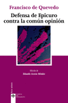 DEFENSA DE EPICURO CONTRA LA COM�N OPINI�N