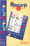 CHIT CHAT PLAYCARDS 2. CATALA. ANGLES. MATERIAL AUXILIAR