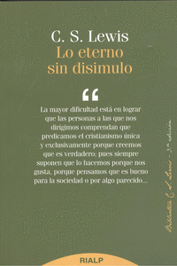 LO ETERNO SIN DISIMULO