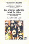 ORGENES CULTURALES DE LA II REPBLICA