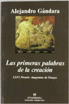 LAS PRIMERAS PALABRAS DE LA CREACI�N
