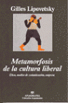 METAMORFOSIS DE LA CULTURA LIBERAL