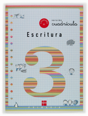 CUADERNO 3 DE ESCRITURA, CUADR�CULA. 1 PRIMARIA