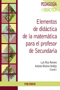 ELEMENTOS DE DID�CTICA DE LA MATEM�TICA PARA EL PROFESOR DE SECUNDARIA