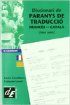 DICCIONARI DE PARANYS DE TRADUCCI� FRANC�S-CATAL�