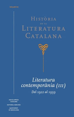 HIST�RIA DE LA LITERATURA CATALANA VOL. 7