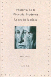 HISTORIA DE LA FILOSOF�A MODERNA