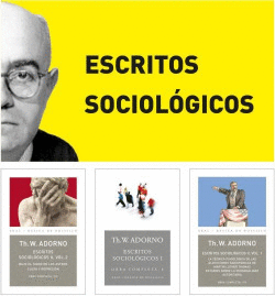 ADORNO LOTE ESTUDIOS SOCIOLGICOS. OBRA COMPLETA