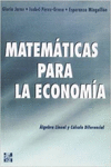 MATEMATICAS PARA LA ECONOMIA