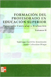 FORMACION DEL PROFESORADO EN EDUCACION SUPERIOR. VOL. II