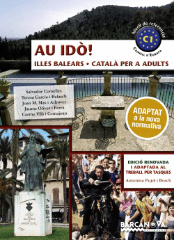 AU ID�!. CATAL� PER A ADULTS. C1. ILLES BALEARS