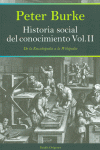 HISTORIA SOCIAL DEL CONOCIMIENTO. VOL II