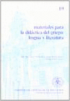 MATERIALES PARA LA DIDACTICA DEL GRIEGO: LENGUA Y LITERATURA