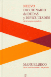 NUEVO DICCIONARIO DE DUDAS Y DIFICULTADES DE LA LENGUA ESPAOLA