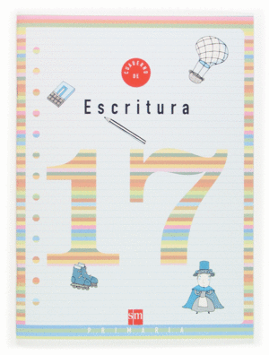 CUADERNO 17 DE ESCRITURA. 6 PRIMARIA