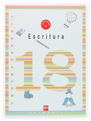 CUADERNO 18 DE ESCRITURA. 6 PRIMARIA