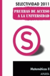 MATEM�TICAS II. PRUEBAS DE ACCESO A LA UNIVERSIDAD.
