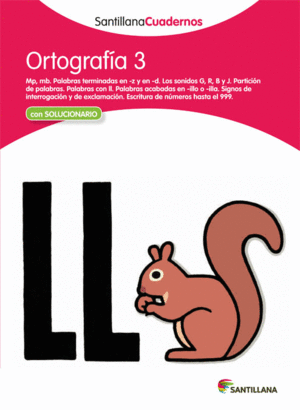 ORTOGRAFA 3 SANTILLANA CUADERNOS