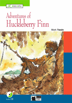 ADVENTURES OF HUCKLEBERRY FINN WITH CD  A2-B1 GREEN APPLE