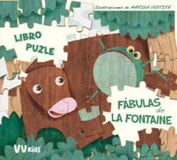 FABULAS DE LA FONTAINE LIBRO PUZZLE + 5 A�OS