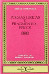 POES�AS L�RICAS Y FRAGMENTOS �PICOS