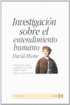 INVESTIGACI?N SOBRE EL ENTENDIMIENTO HUMANO