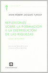 REFLEXIONES SOBRE LA FORMAC�ON Y LA DISTRIBUCI�N DE LAS RIQUEZAS