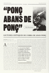 PON� ABANS DE PON�