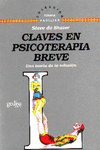 CLAVES EN PSICOTERAPIA BREVE