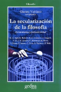 LA SECULARIZACI�N DE LA FILOSOF�A