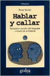 HABLAR Y CALLAR