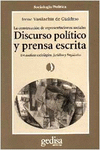 DISCURSO POL�TICO Y PRENSA ESCRITA
