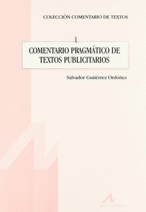 COMENTARIO PRAGMTICO DE TEXTOS PUBLICITARIOS