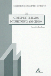 COMENTARIO DE TEXTOS INTERPRETATIVOS Y DE OPINI�N