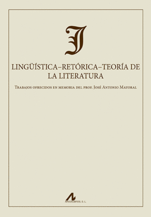 LING��STICA-RET�RICA-TEOR�A DE LA LITERATURA