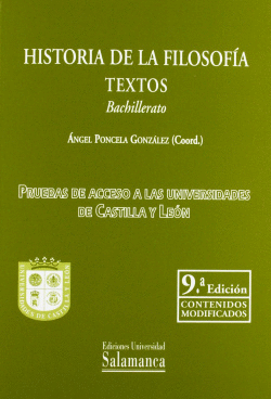 HISTORIA FILOSOFIA.TEXTOS.ACCESO A UNIVERSIDADES CASTILLA Y LEON