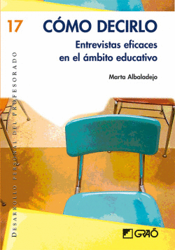 COMO DECIRLO ENTREVISTAS EFICACES EN EL �MBITO EDUCATIVO