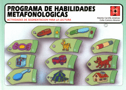 PROGRAMA DE HABILIDADES METAFONOL�GICAS