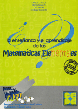 PUES...�CLARO!:ENSE�ANZA Y APRENDIZAJE MATEM�TICAS ESENCIALES