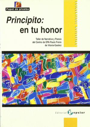 PRINCIPITO: EN TU HONOR
